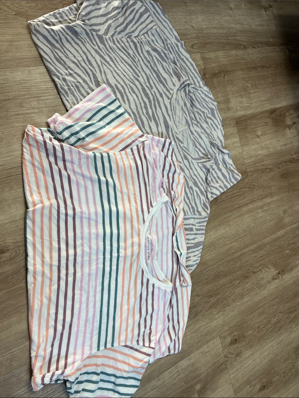 Set of 2 - American Eagle Soft and Sexy tops, size S, oversized and fit great